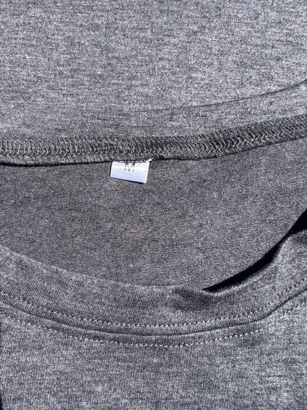 Unisex Heather Charcoal Graphic Tee - Unbranded Size M